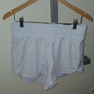 Adidas Pacer Short blue Elastic Waist training Shorts regular fit high rise nwt